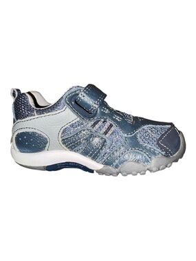 Stride Rite SRT Xavier navy blue gray baby infant toddler shoes